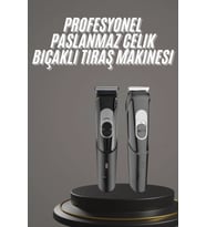 Pro Şarjlı Saç Sakal Tıraş Makinesi Ense Kesme Makinesi Lazer Öncesi Kısaltma