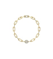 Monemel Swarovski Gold  Bileklik (Altın Kaplama)