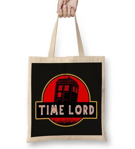 Dr Who Jurassic Park Time Lord Bez Çanta Uzun Saplı