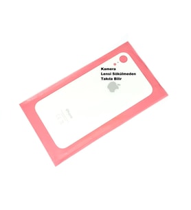Tkgz İPhone XR Arka Kapak (CAM) Beyaz