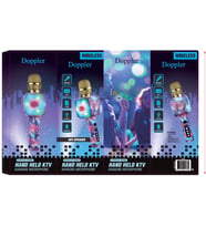 Doppler Stardust Karaoke Mikrofonu Ses Değiştirme Özellikli Işıklı Yeni Kayıt Özellikli (Mor)