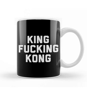 King Fucking Kong Kupa Bardak Porselen