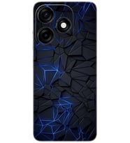 Spark 10C (KI5k) Uyumlu Kılıf Desen Baskılı Silikon Karmaşık Design STK:1874