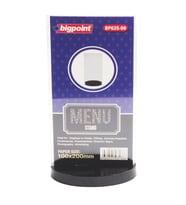 Bigpoint Düz Menü Standı 100x200mm x 3 Adet (Renksiz)