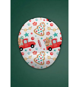 Yılbaşı Temalı Bilek Destekli Mouse Pad