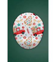 Yılbaşı Temalı Bilek Destekli Mouse Pad