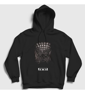 Presmono Unisex Siyah Days Tool Kapüşonlu Sweatshirt 177847tt