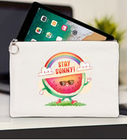BK Gİft Yaz Temalı-7 Tablet Çantası 30x21cm(12 Renk Seçeneği), Ipad Çantası, Baskılı Tablet Kılıfı (Ham)
