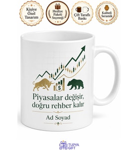 Borsa Aracı Kurum Temsilcisine Hisse Portföy Yönetimi Hediye Kupa Bardak