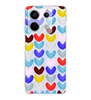 PrintiFy Xiaomi Redmi Note 13 Pro 5G ile Uyumlu Water Color 1  Kamera Korumalı Şeffaf  Kılıf
