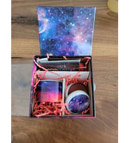 VIP Kişisel Set Kupa Bardak & Kokulu Mum & Defter-Mor