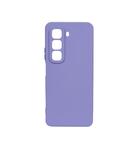Infinix Hot 50 5G Uyumlu Kılıf Zore Biye Silikon (Lila)