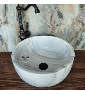 Marmara Mermer İnce Ayaklı  Lavabo