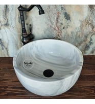 Marmara Mermer İnce Ayaklı  Lavabo
