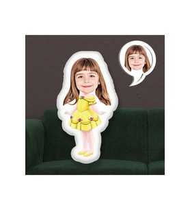 Kişiye Özel Fotoğraflı Mini Prenses Yastık 115438 30 cm