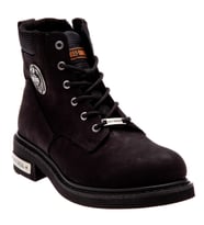 Harley Davidson Jim Black Nubuk Erkek Bot (Siyah)