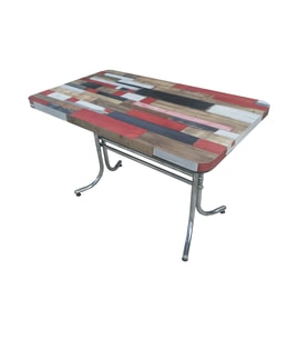 Masa 12517 LAMİNANT Isıdan Az etkilenir çizilmez Metal Ayak bağlant Kolay temizlk (Kırmızı)