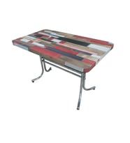 Masa 12517 LAMİNANT Isıdan Az etkilenir çizilmez Metal Ayak bağlant Kolay temizlk (Kırmızı)