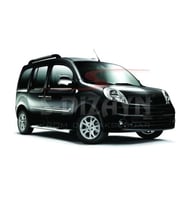 Renault Kangoo Uyumlu Krom Yan Kapı Çıtası 4 Parça 2008-2011
