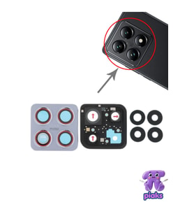 Xiaomi Mi 14T Pro Arka Kamera Camı Lensi Çerçeveli Komple 2407FPN8EG Uyumlu