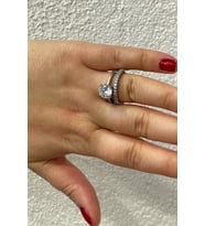 Tektaş ve Tamtur Model Zirkon Taşlı Gümüş Yüzük
