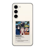Samsung Galaxy S23 Uyumlu Naruto Anime Desenli Şeffaf Telefon Kılıfı