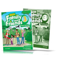 Family and Friends Level 3 : Class Book and WORKBOOK with Downloadable Audios