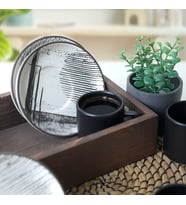 Keramika Shadowy Nordic Kahve Takımı 12 Parça 6 Kişilik 21784