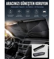 Tüm Araçlar İçin Şemsiye Güneşlik Ön Cama Uygun Özel Kaplama