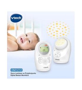 Vtech Gece Lambası ve Projeksiyonlu Sesli Bebek Monitörü - DM1212