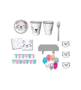 Miss Cat Kedi Doğum Günü Parti Seti