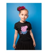 Peppa Pig Baskılı Unisex Çizgi Film Çocuk Tişört (1-12 Yaş)