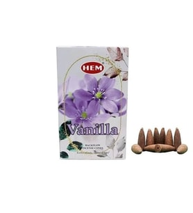 H vanilya 2 paket toplam 20 adet geri akış konik tütsü