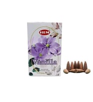 H vanilya 2 paket toplam 20 adet geri akış konik tütsü