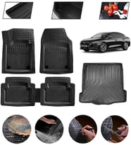 Ford Focus 5 Hatchback İnce Stepneli Uyumlu Paspas Araca Özel Bagaj Havuzu MBS Siyah