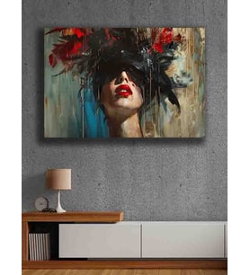 Koç stüdyo Modern tasarım kanvas tablo 50x70 (Çok Renkli)
