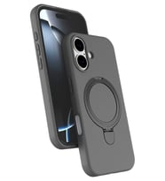 Newface Apple iPhone 17 Regal Magsafe Standlı Kapak - Titan Gri