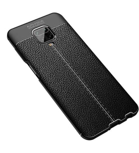 Xiaomi Redmi Note 9 Pro Kılıf Pu-Deri Leather Pu Serisi Esnek Soft Ultra Protection (Siyah)