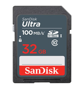 SanDisk Ultra 32GB 100MB/s SDHC Class 10 UHS-I Hafıza Kartı SDSDUNR-032G-GN3IN