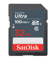SanDisk Ultra 32GB 100MB/s SDHC Class 10 UHS-I Hafıza Kartı SDSDUNR-032G-GN3IN