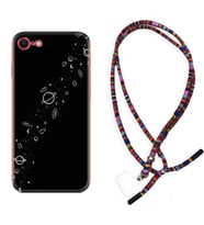 Apple iPhone 5 6 7 8 Plus Se XR Kılıf Boyun Asklı Rasta Silikon Planet 1620