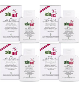 Sebamed Yüz ve Vücut Temizleyici Likit 200ML (4 Lü Set)