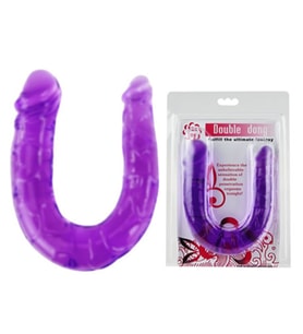 Pretty Love Double 30Cm Çift Taraflı Jel Dildo Vajinal Penis Plug
