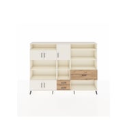 Arges Dolap 13 Raflı 3 Çekmeceli 5 Kapaklı 220x30x163 Aytaşı-Aytaşı/Çam