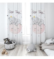 Çocuk Odası Dijital Baskılı 135x260cm Tek Kanat Fon Perde Model 00039