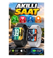 Yeni Nesil Akıllı Saat Android ve iOS Uyumlu Titreşim Modlu Alarm Kronometre
