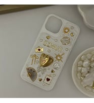 Kişiye Özel İsimli El Yapımı Charm Telefon Kılıfı - iPhone modelleri için uyumlu