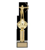 ODAK KUPA - Figürlü Kupalar - Okçu Figürlü Kupalar FG-047 C - 39 cm