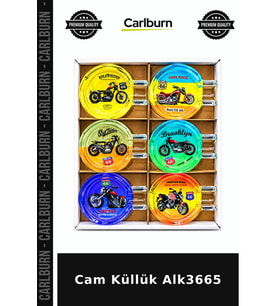Özel Üretim Şık Ev Aksesuarı Modern Masaüstü Dekoratif Cam Küllük Alk3665