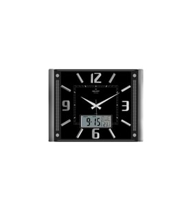 711-s Premium Kabartma Rakam Dijital Duvar Saati Siyah Fma00418
